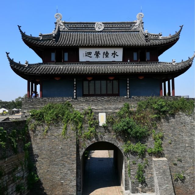 【蘇州・盤門】水陸両用門は中国らしい建物