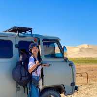 몽골 사막에서 캠핑🏜️