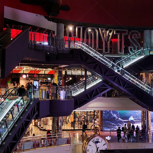 Different parts of Melbourne Central