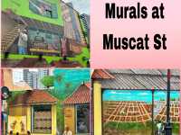 Murals around Muscat St