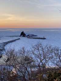 2024年流氷！知床八景の夕陽台