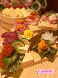 【福岡グルメ】肉寿司と焼き鳥を楽しめる豪華な居酒屋