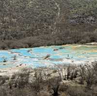 fantasy like ponds on a mountain