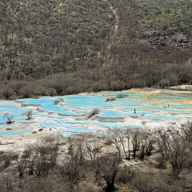 fantasy like ponds on a mountain