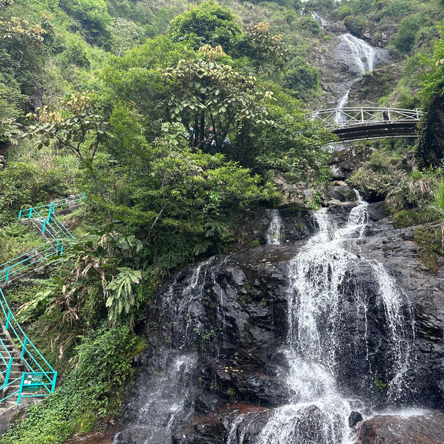 Touristy Silver Waterfall
