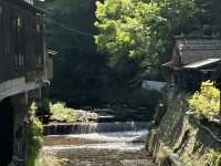 黒川温泉の中心地は、まるでタイムスリップしたかのよう！