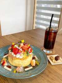 【福岡カフェ】シュワシュワプルプルの台湾カステラが楽しめる