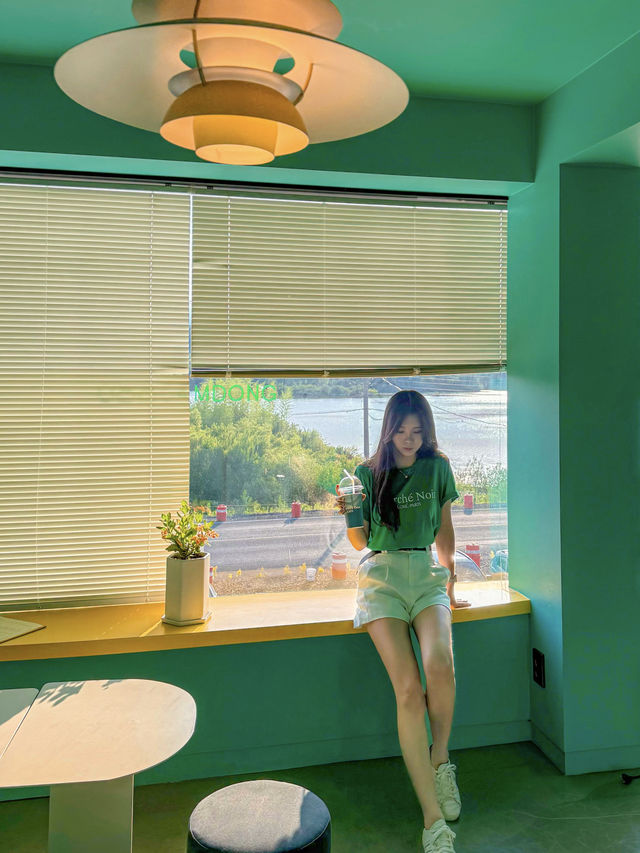알록달록 색감천재 호수뷰 대형 카페, 스페이스오드