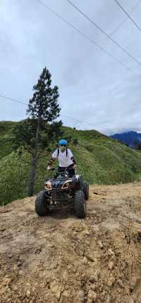 ATV Ride in Kundasang, Kicking up dust and chasing thrills!