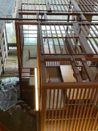 【福島 大川荘】鬼滅の刃のシーンに酷似 棚田を思わせる珍しい露天風呂も・・
