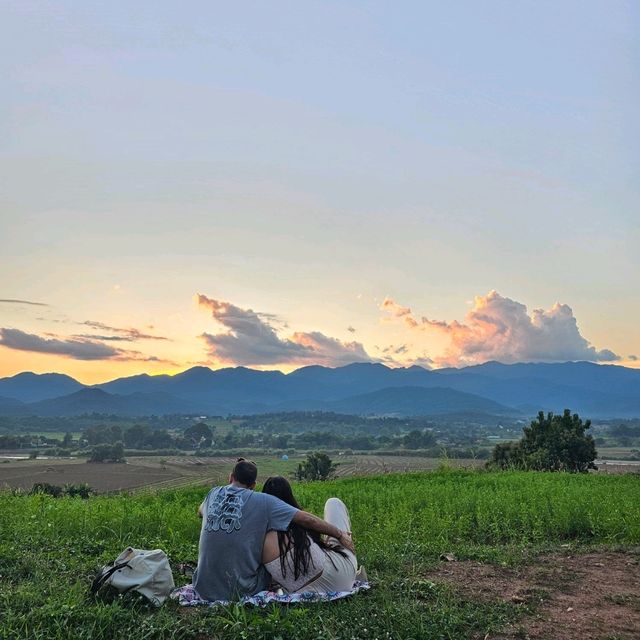 선셋이 아주 멋진 카페 Two Huts in pai