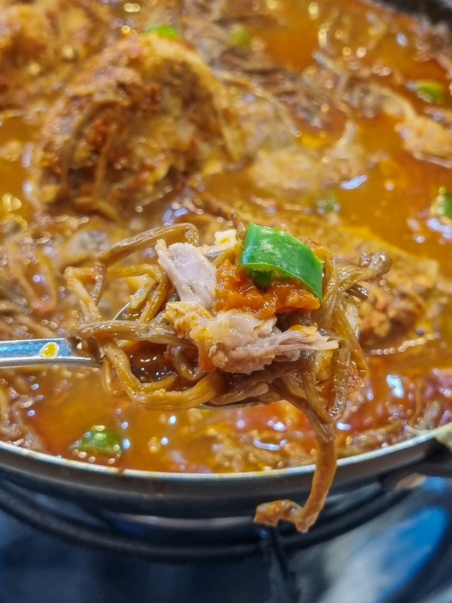전주, 고구마순 감자탕 맛집