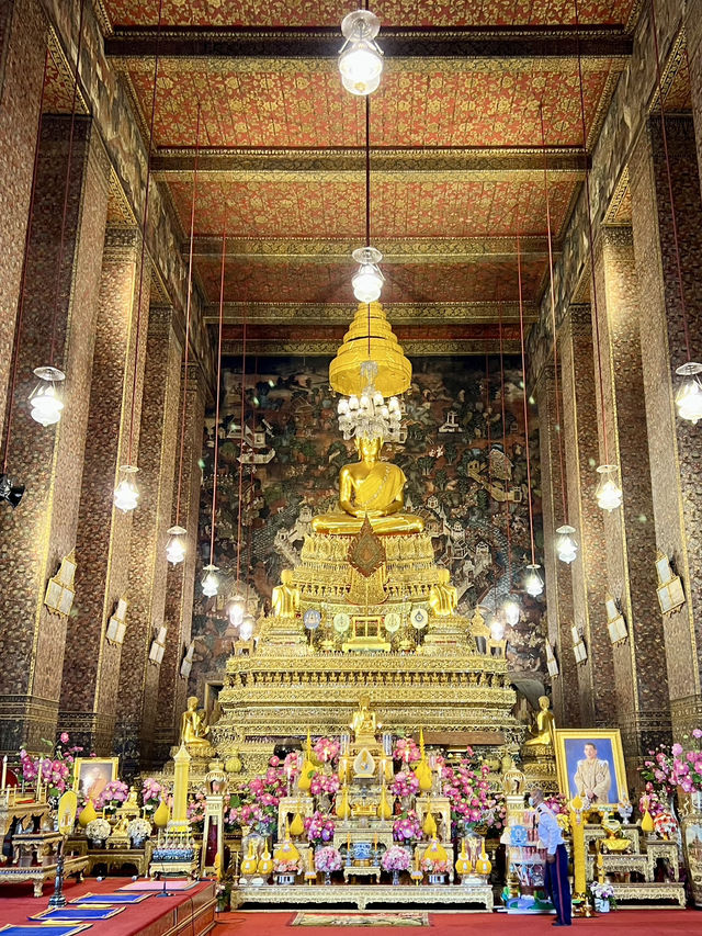 กราบพระนอน ณ วัดโพธิ์ 🙏🙏