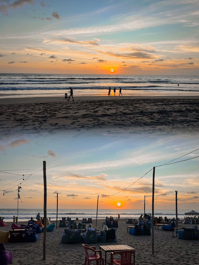 Golden Hour Bliss at Legian Beach
