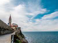 Piran - Fiesa footpath...피란 해변 산책로..