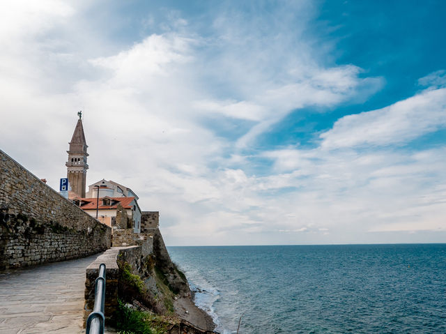 Piran - Fiesa footpath...피란 해변 산책로..