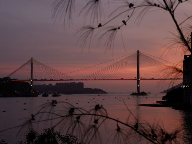 香港日落景點：荃灣西汀九橋