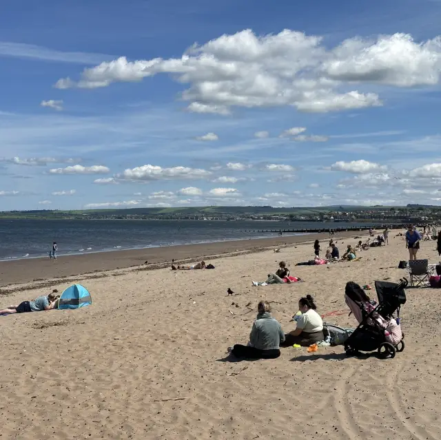🇬🇧 愛丁堡海邊遊Portbello beach 🏖️ 