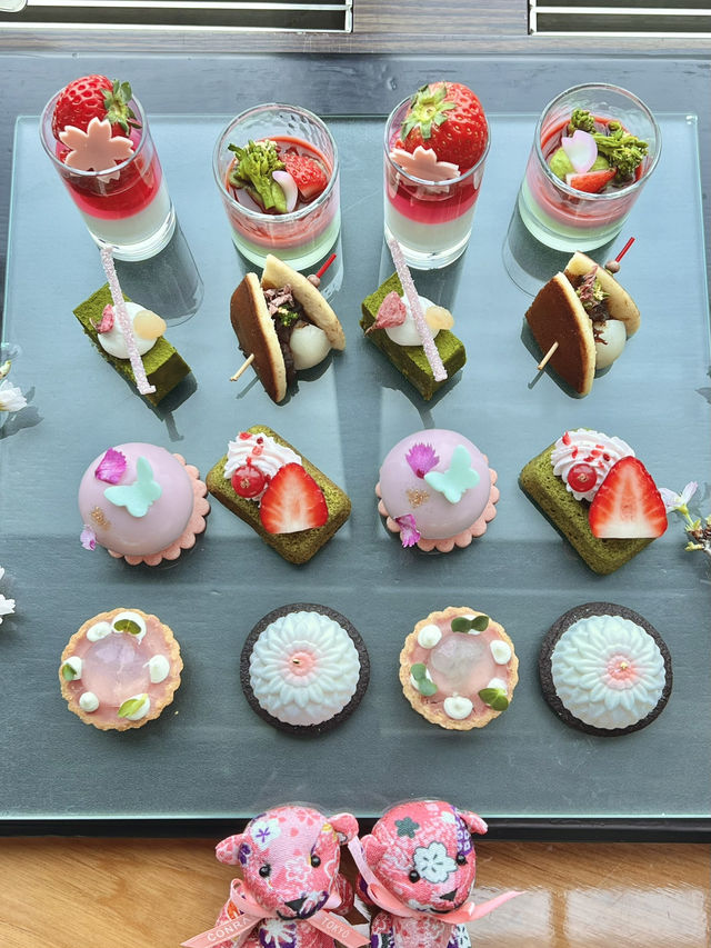 🌸Sakura Afternoon Tea at Conrad Tokyo🌸🧸