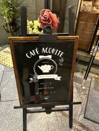 Pretty high tea at Cafe Acorite🐰💜