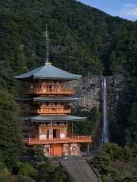 【和歌山】日本三大名瀑✨マイナスイオンを浴び、滝と五重塔のセット見に行こう📸