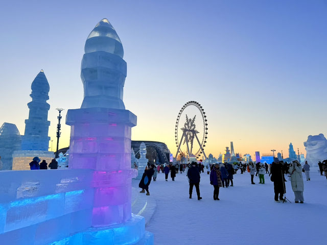 Romantic Honeymoon at Harbin Ice and Snow Festival