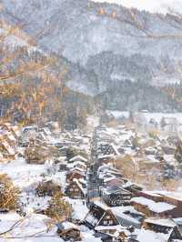 【岐阜】一生に一度は行ってみたい❄️雪景色が幻想的な世界遺産「白川郷」⛄️