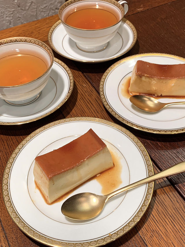 Rich & Creamy Pudding at Kissa Satera