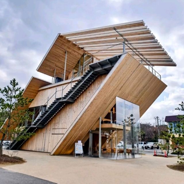 Takahama Café 打卡「隈研吾」操刀設計-鳥取砂丘咖啡