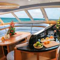 "Golden Horizons: Sunset Cruise in Langkawi"