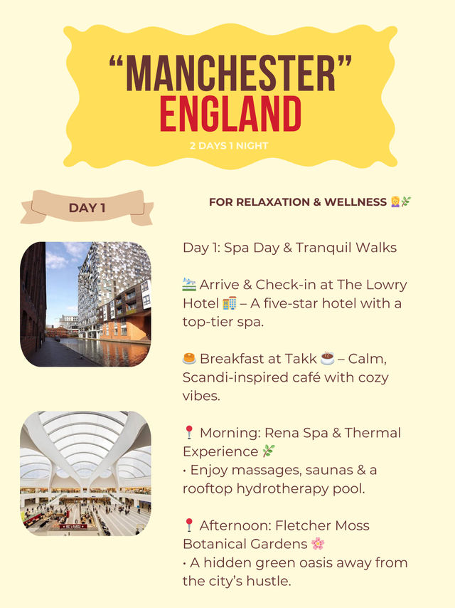Manchester itinerary 