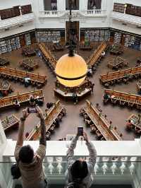 【メルボルン】ビクトリア州立図書館