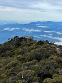The breathtaking views during descent from Low’s Peak