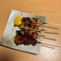 🇯🇵【京都】祇園のおいしい焼き鳥屋さん！呑んべゑ！(^^)