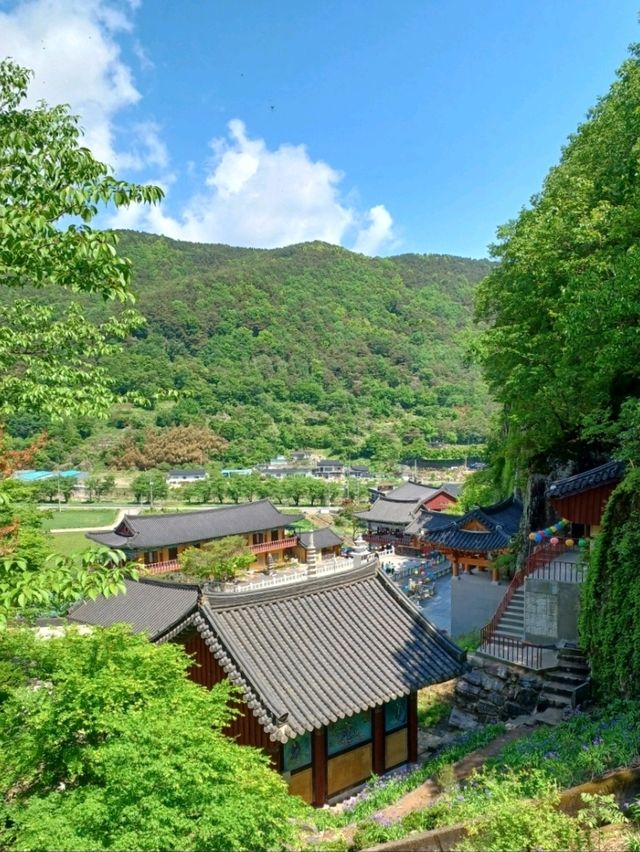 산 속에서 마주한 절경의 사찰
