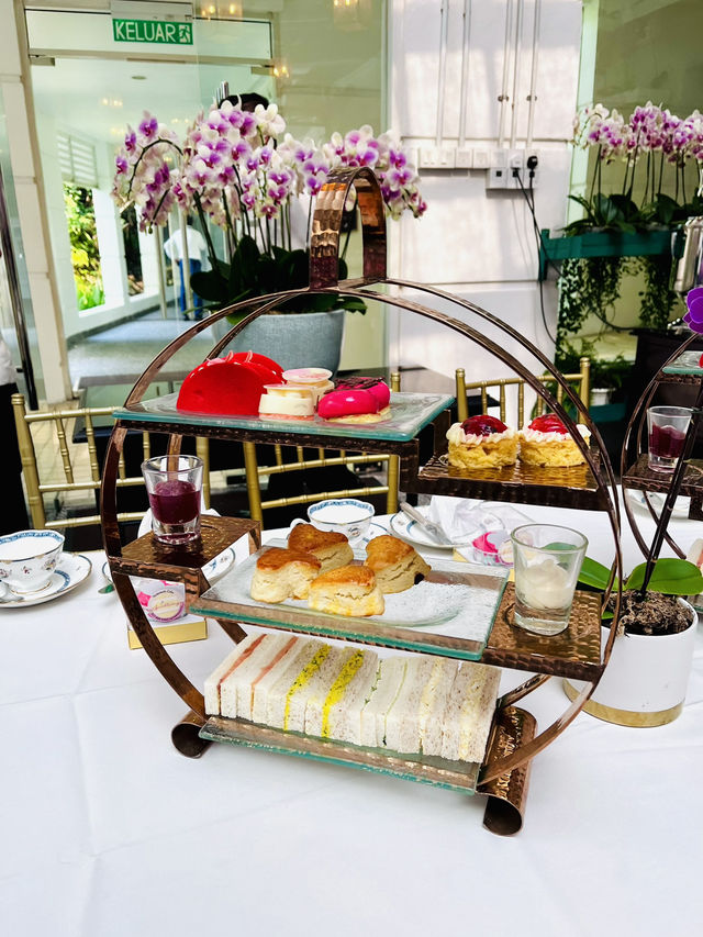 Afternoon Tea in Bloom: The Orchid Conservatory at The Majestic Hotel Kuala Lumpur 