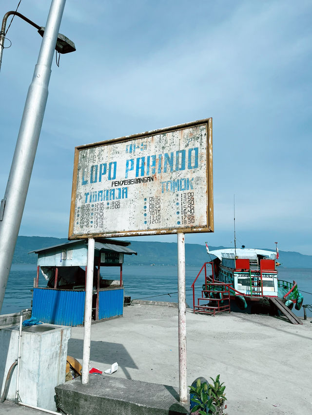 “Beautiful Tiga Raja Port to Tomok”