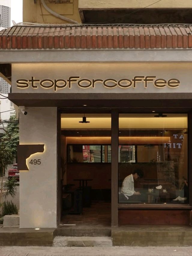 STOP FOR COFFEE