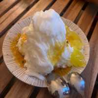 🍧小水牛雪花冰｜在地推薦的濃郁系冰店，花生與牛乳雙口味超有記憶點！