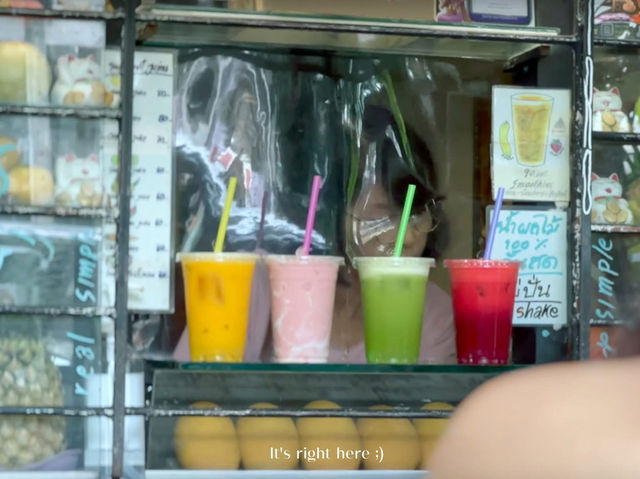 🍊 รีวิว 108Juice ถนนพระอาทิตย์