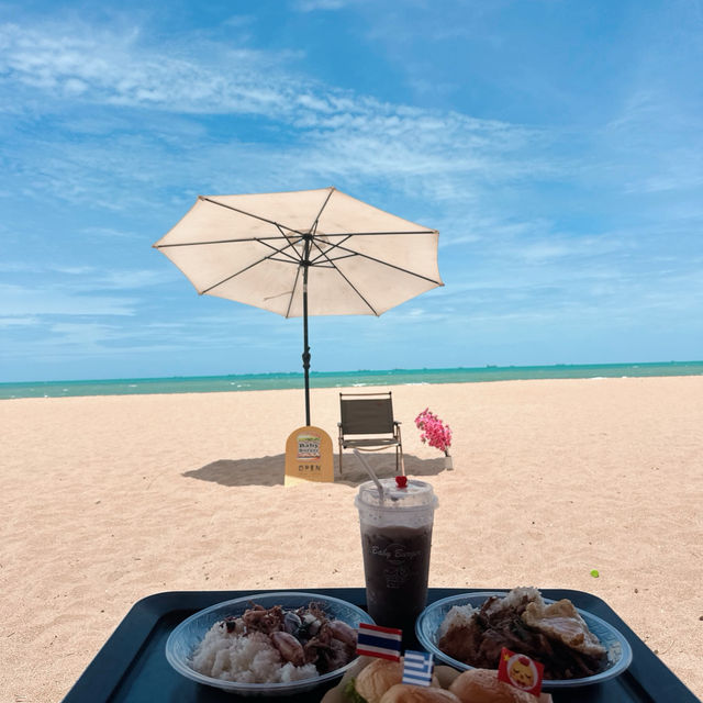 #หาดแหลมเจริญ #ระยอง #Babyburger 