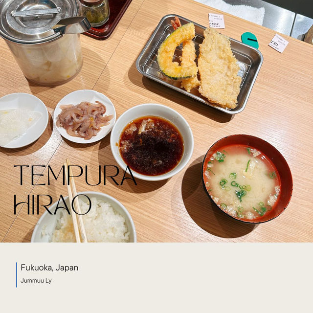 🍤 Tempura Hirao - Fukuoka