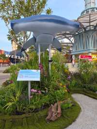Sea Creatures floating on land! Sculptures to celebrate Singapore Oceanarium's Opening