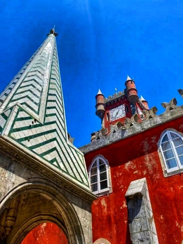 🏰 Pena Palace: A Fairytale Floating Above the Clouds 