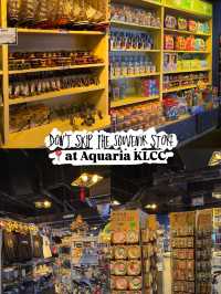 Don’t Skip the Souvenir Store at Aquaria KLCC 🐠🎁