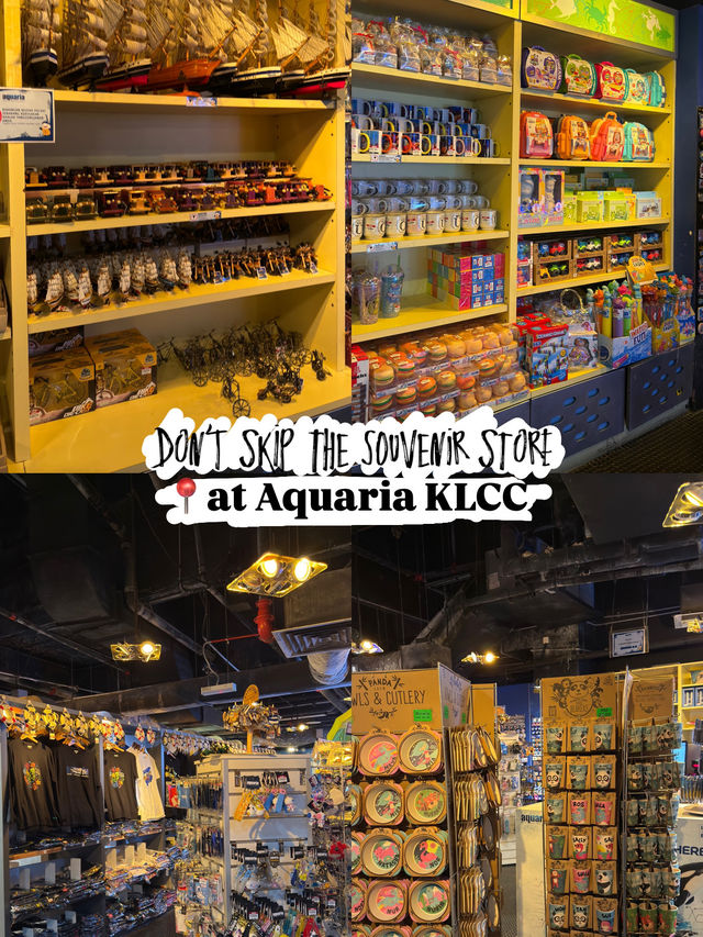 Don’t Skip the Souvenir Store at Aquaria KLCC 🐠🎁