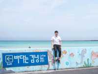 🇰🇷 제주 ‘카페 쪼끌락’ – 김녕 해변의 감성 스팟 🌊☕️
