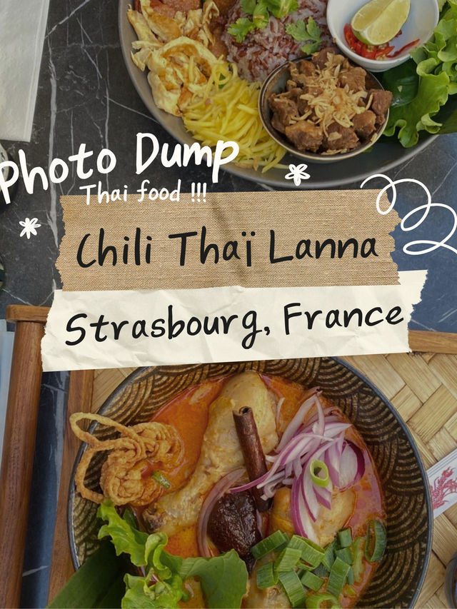 🍽 Chili Thaï Lanna – รสไทยแท้กลาง Strasbourg