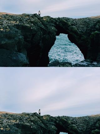 A perfect frame crafted by nature.