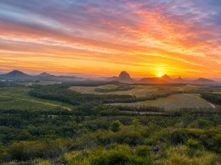 Beautiful sunrise at Wild Horse Mountain 